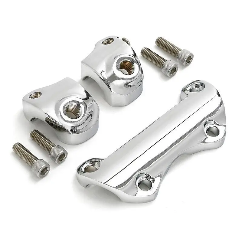 Tcmt 1" Handlebar Riser Top Clamp Fit For Harley Touring '88-'23 1