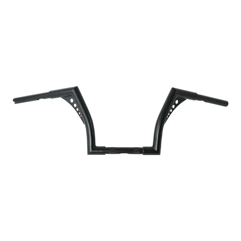 Tcmt 10" 12" 14" 16" 18" 20" Rise 1.25" Handlebar Bar Black For Harley Davidson Flst Fxst 1