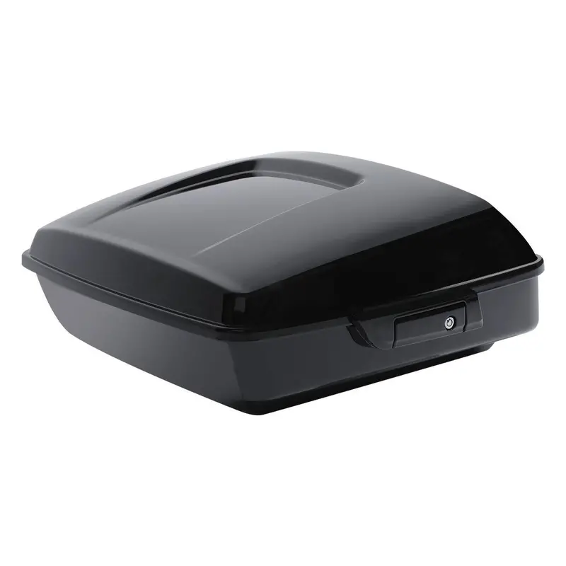 Tcmt 10.7" Vivid Black/Matte Black Chopped Trunk Fit For Harley Touring '14-'26 2