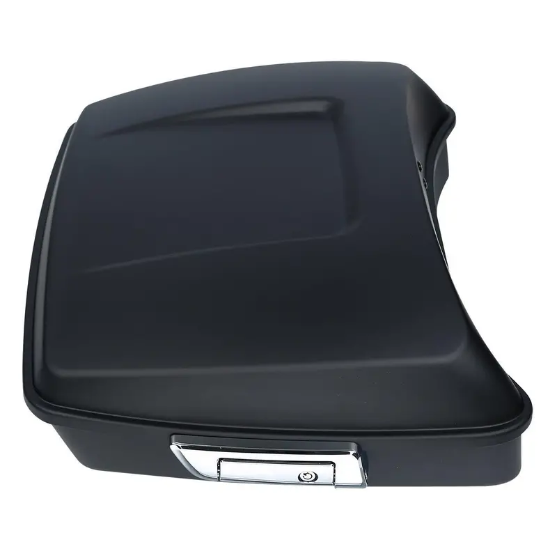 Tcmt 10.7" Vivid Black/Matte Black Chopped Trunk Fit For Harley Touring '14-'26 4