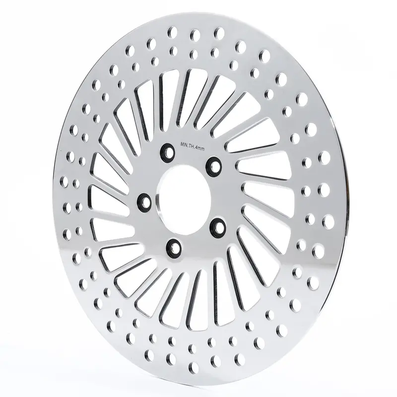 Tcmt 11.5" Front Left Brake Rotor Fit For Harley Touring Dyna Softail Sportster 2