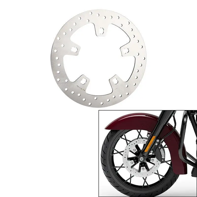 Tcmt 11.8" Front Left / Right Brake Disc Rotor Fit For Harley Touring '09-'23 2