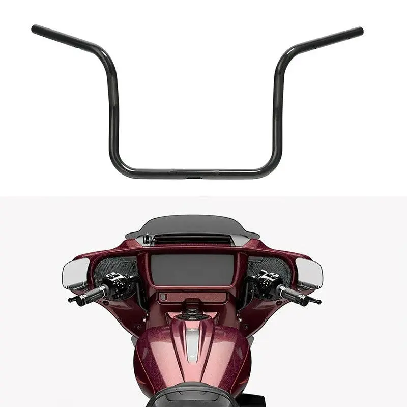 Tcmt 12"/14" Rise Ape Hanger Handlebar Fit For Harley Cvo Street Glide ‘23-'25 2