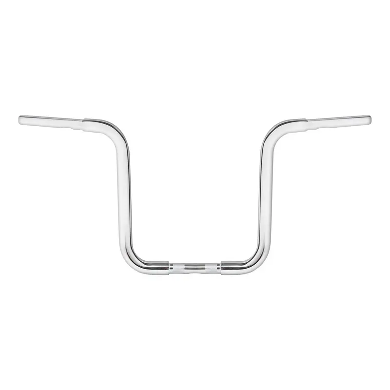 Tcmt 12"-18'' Rise 1-1/4" Curve Ape Handlebar Chrome Fit For Harley Sportster Softail Flst Fxst 2