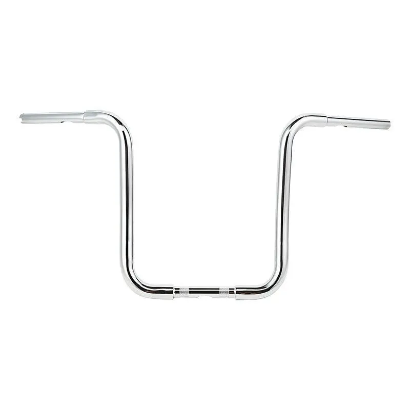 Tcmt 12"-18'' Rise 1-1/4" Curve Ape Handlebar Chrome Fit For Harley Sportster Softail Flst Fxst 3