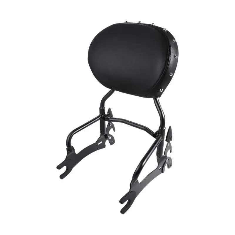 Tcmt 12" Sissy Bar Backrest & Leather Pad Fit For Indian Chief Vintage '14-'18 1