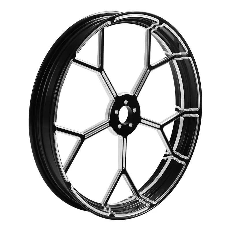 Tcmt 18" 21" 23" 26" 30" Front Wheel Rim Hub Dual Disc Fit For Harley Touring '97-'08 1