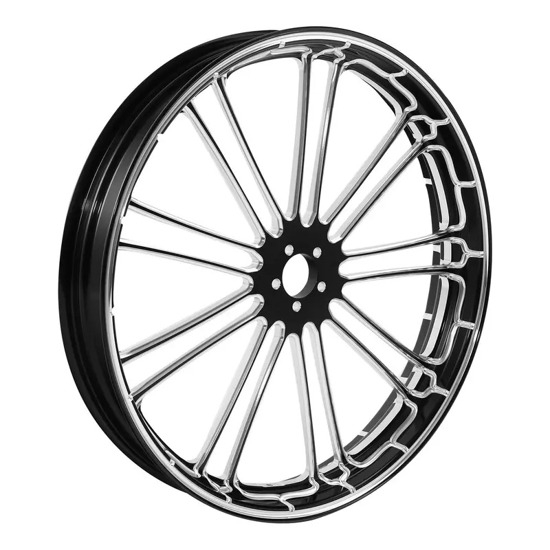 Tcmt 18" 21" 23" 26" 30" Front Wheel Rim Hub Single Disc Fit For Harley Touring '97-'20 1