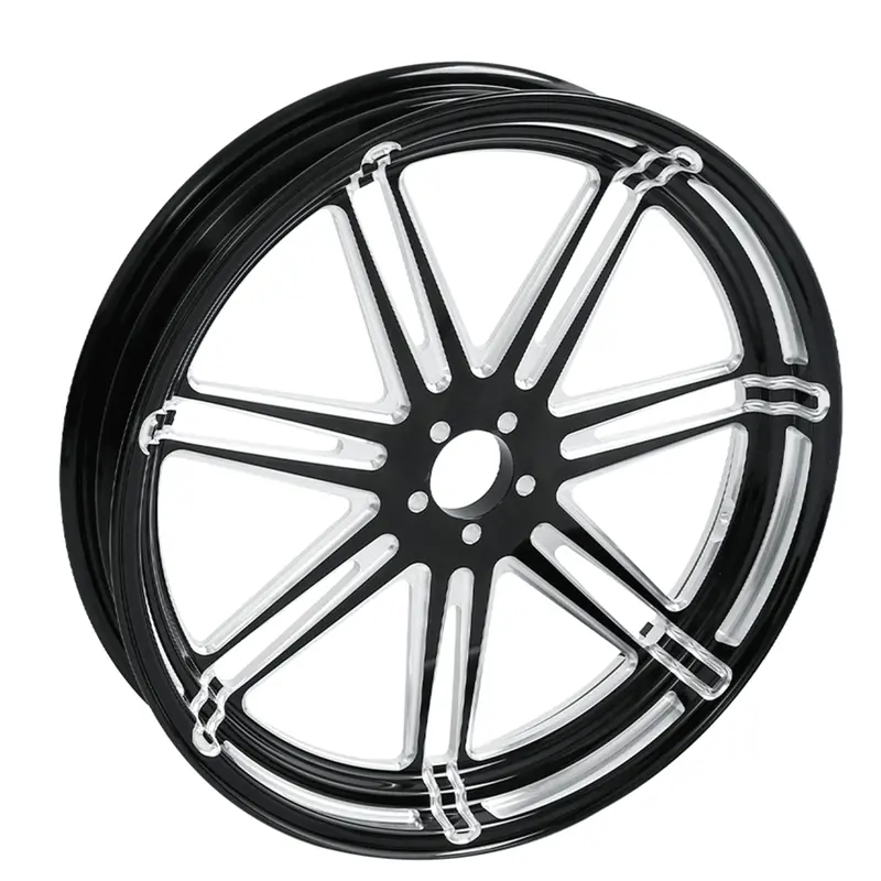 Tcmt 18" 21" 23" 26" 30" Front Wheel Rim Hub Single Disc Fit For Harley Touring '97-'20 1