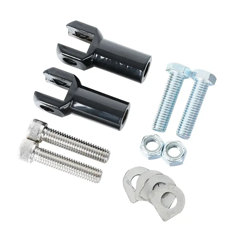 Tcmt 2.25" Passenger Footpegs Support Mount Clevis Kit Fit For Harley Softail '00-'06 1