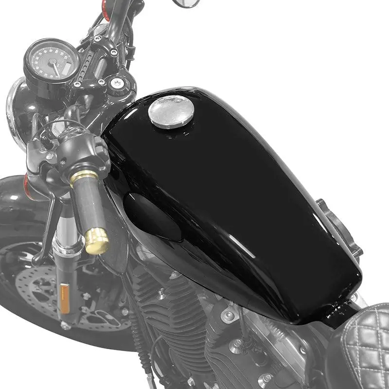 Tcmt 2.6 Gallon Gas Fuel Tank Fit For Harley Sportster 883 1200 '07-'22 2