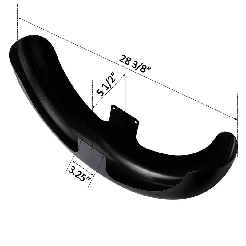 Tcmt 21" Wrap Front Fender Fit For Harley Touring Custom Baggers '14-'23 2