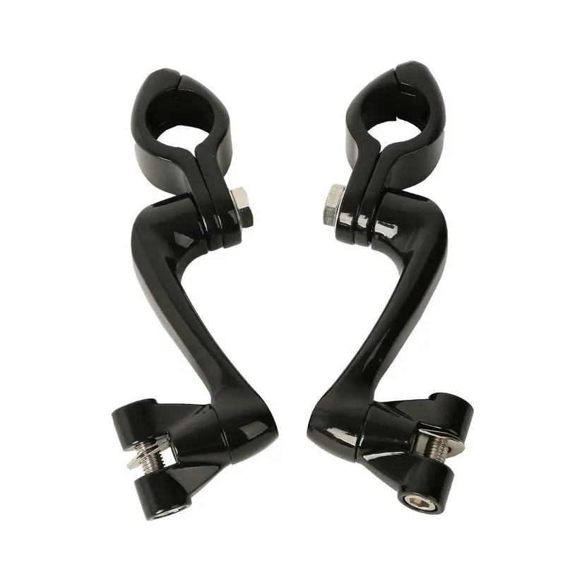 Tcmt 32Mm 1 1/4" Engine Guard Footpeg Clamps Mounting Kit For Harley Honda Kawasaki 1