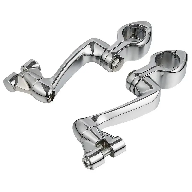 Tcmt 32Mm 1 1/4" Engine Guard Footpeg Clamps Mounting Kit For Harley Honda Kawasaki 2