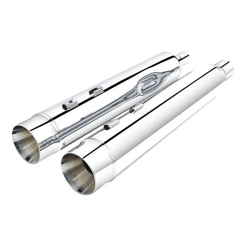 Tcmt 4.33" Megaphone Slip-On Exhaust Pipes Fit For Harley Touring '17-'24 1