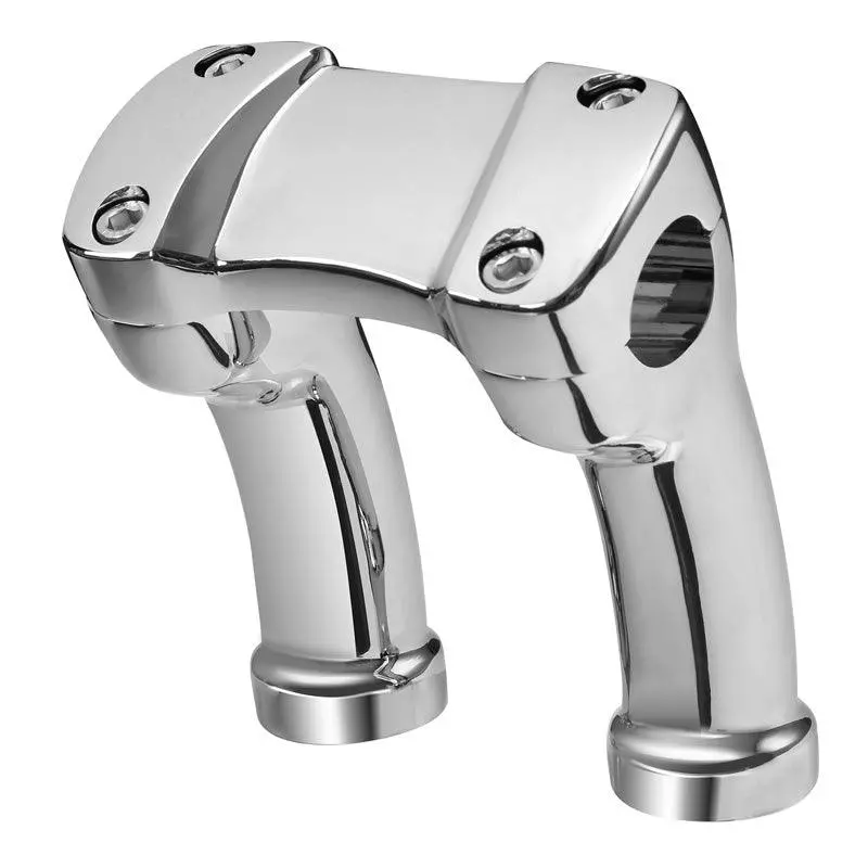 Tcmt 4" Handlebar Riser 1.25" Bar Fit For Harley Softail Dyna 1