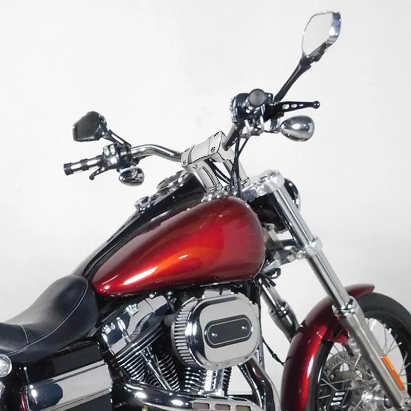 Tcmt 4" Handlebar Riser 1.25" Bar Fit For Harley Softail Dyna 2