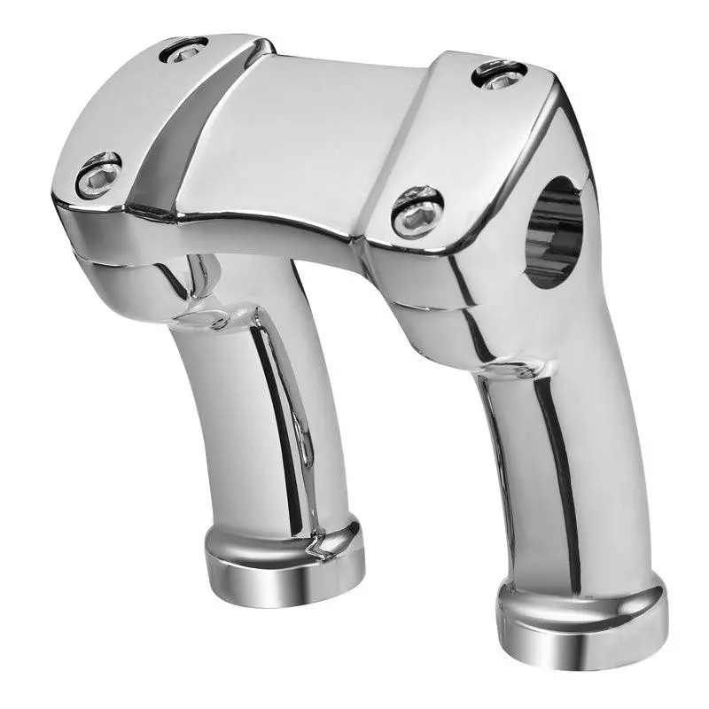Tcmt 4" Handlebar Riser 1" Bar Fit For Harley Dyna Softail 1