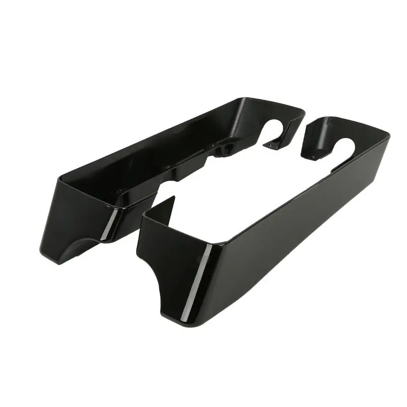 Tcmt 4" Hard Saddlebag Extensions Fit For Harley Touring '93-'13 1