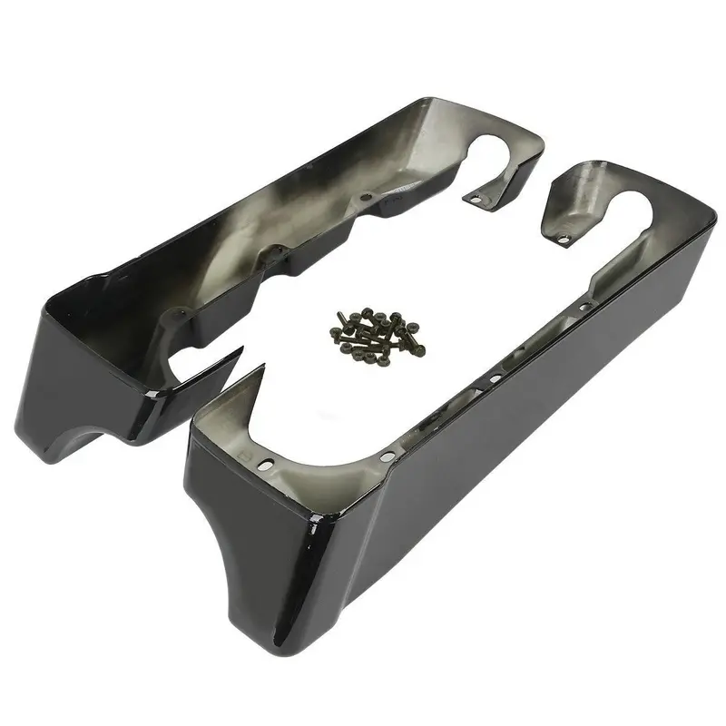 Tcmt 4" Hard Saddlebag Extensions Fit For Harley Touring '93-'13 1