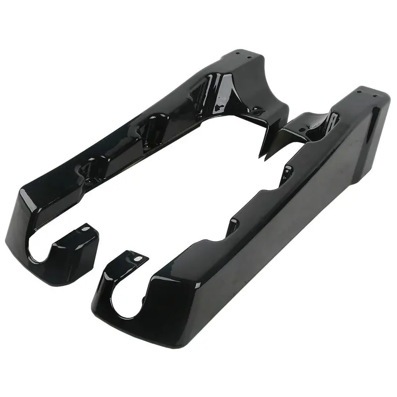 Tcmt 4" Hard Saddlebag Extensions Fit For Harley Touring '93-'13 2