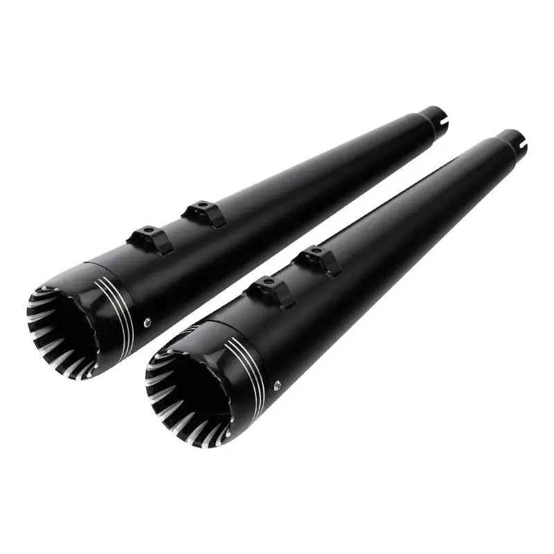 Tcmt 4" Megaphone Slip On Dual Exhaust Pipe Fit For Harley Touring '95-'16 1