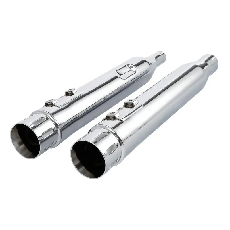 Tcmt 4" Megaphone Slip-On Muffler Exhaust Pipes Fit For Harley Touring '17-'24 1