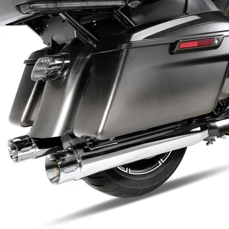 Tcmt 4" Megaphone Slip-On Muffler Exhaust Pipes Fit For Harley Touring '17-'24 2