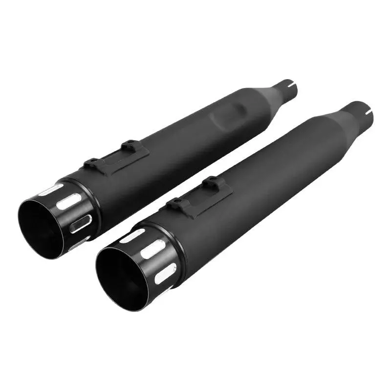 Tcmt 4" Megaphone Slip-On Muffler Exhaust Pipes Fit For Harley Touring '17-'24 2