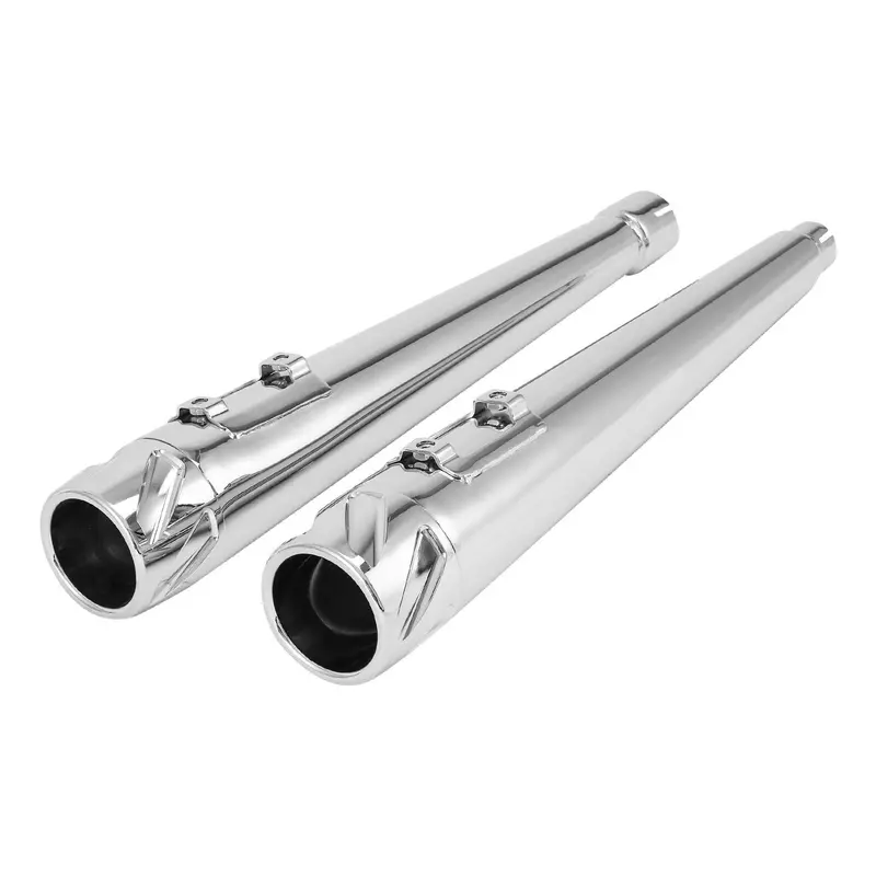 Tcmt 4" Megaphone Slip-On Mufflers Exhaust Fit For Harley Touring '17-'24 1