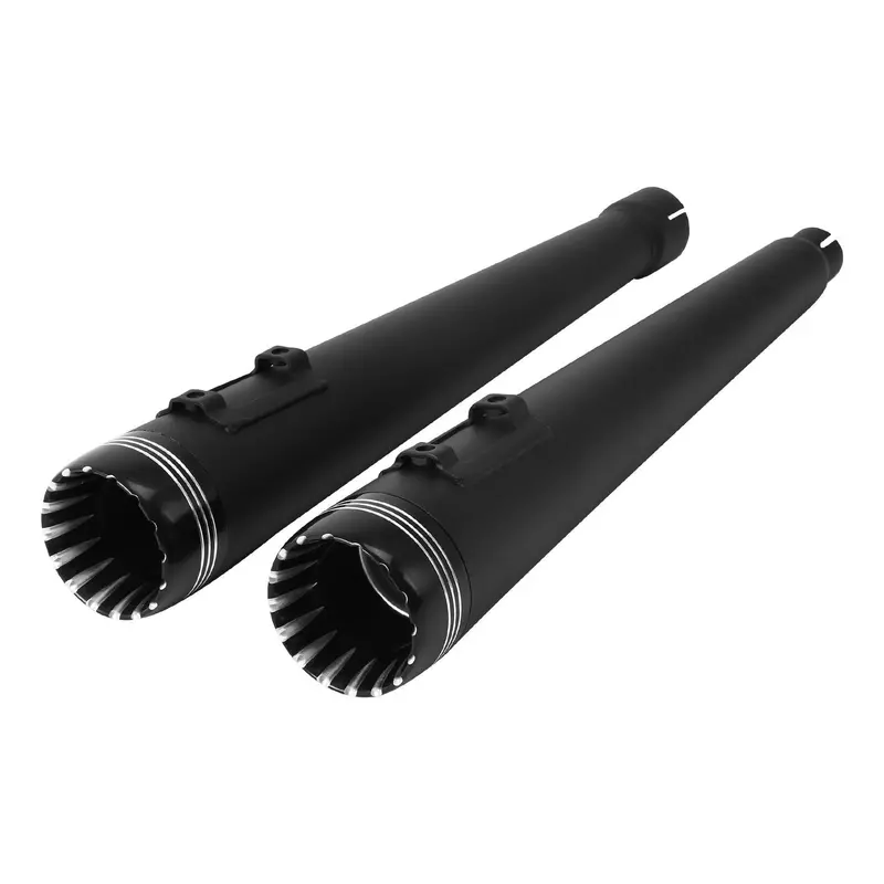 Tcmt 4" Megaphone Slip-On Mufflers Exhaust Fit For Harley Touring '17-'24 2