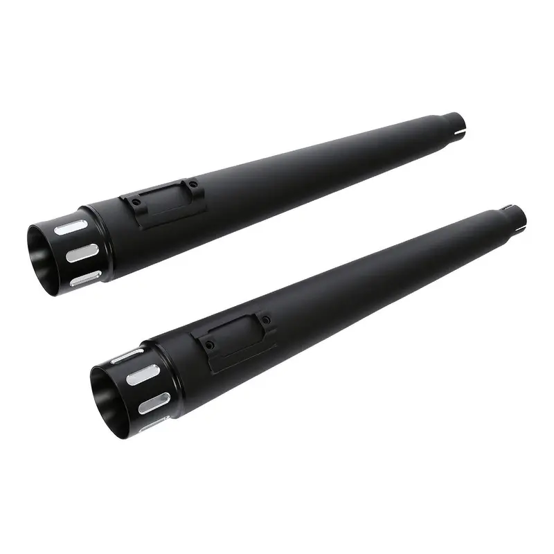Tcmt 4" Megaphone Slip-On Mufflers Exhaust Fit For Harley Touring '95-'16 1