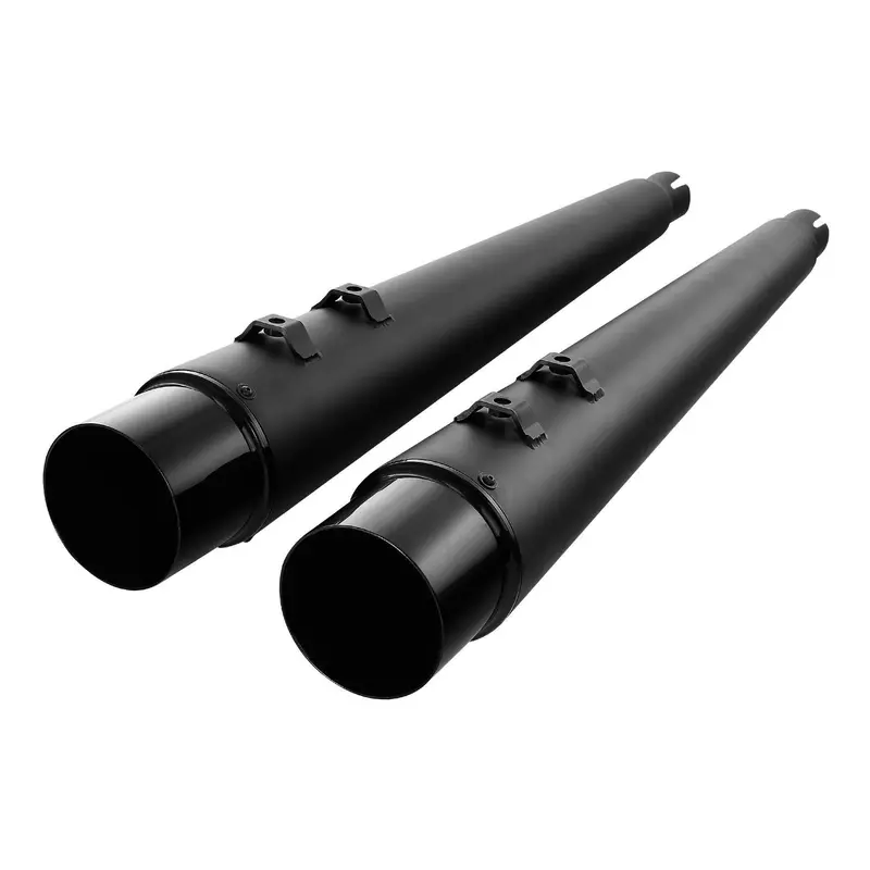 Tcmt 4" Megaphone Slip-On Mufflers Exhaust Fit For Harley Touring '95-'16 1