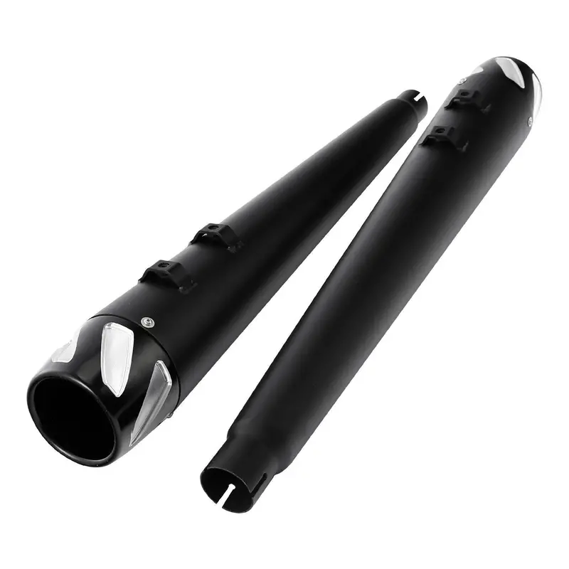 Tcmt 4" Megaphone Slip-On Mufflers Exhaust Fit For Harley Touring '95-'16 1