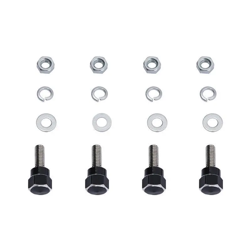 Tcmt 4 Pcs Hex License Plate Frame Bolts For Harley Honda 1