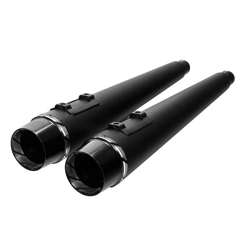 Tcmt 4" Slip On Megaphone Mufflers Exhaust Pipe Fit For Harley Touring '95-'16 1