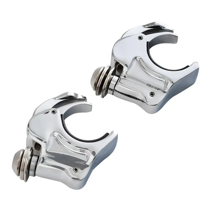 Tcmt 41Mm Fork Windshield Windscreen Fairing Clamps Fit For Harley Dyna Wide Glide Fxdwg '93-'05, Softail '88-'15 2
