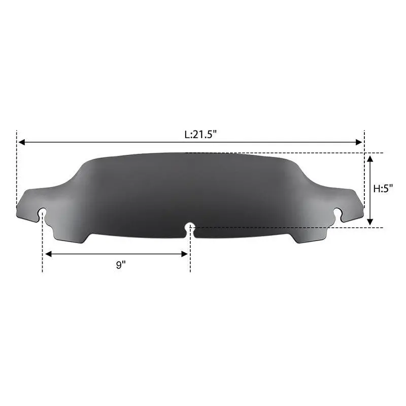 Tcmt 5" Windshield Fit For Harley Electra Glide Ultra Classic Limited '14-'24 2