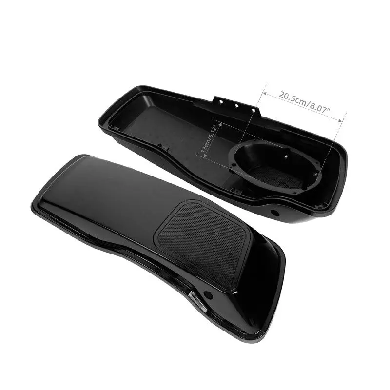 Tcmt 5"X7" 6"X9" Saddlebag Lids Speaker Cutouts Fit For Harley Touring '14-'23.5 3