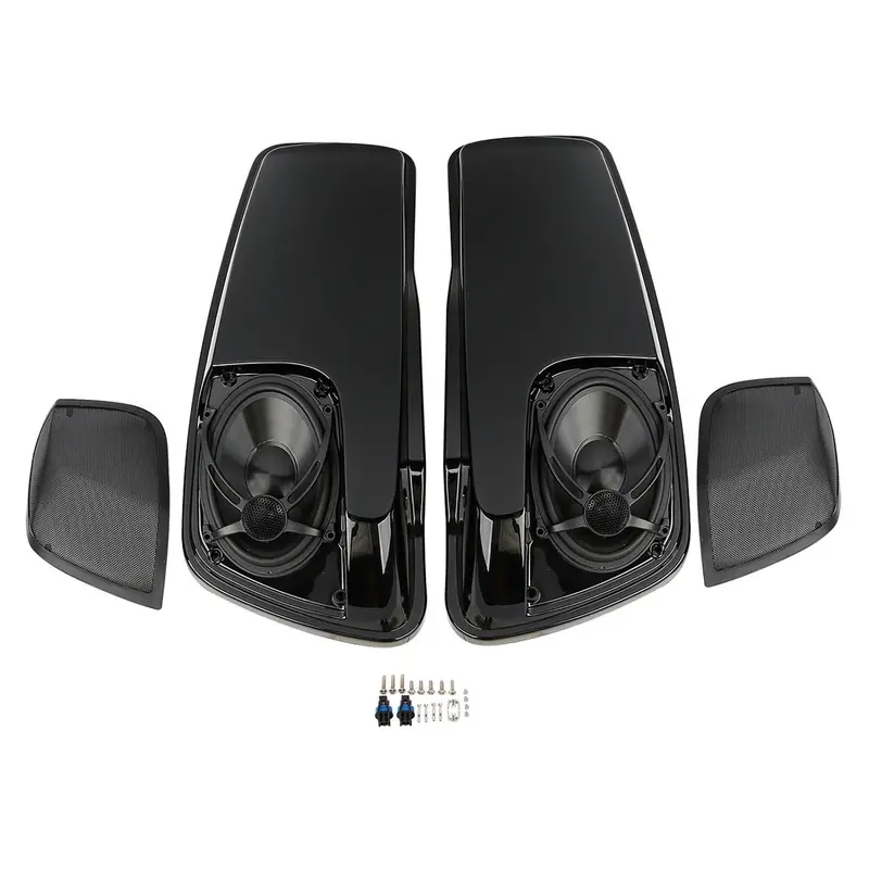 Tcmt 5"X7" 6"X9" Saddlebag Lids Speaker Cutouts Fit For Harley Touring '14-'23.5 4