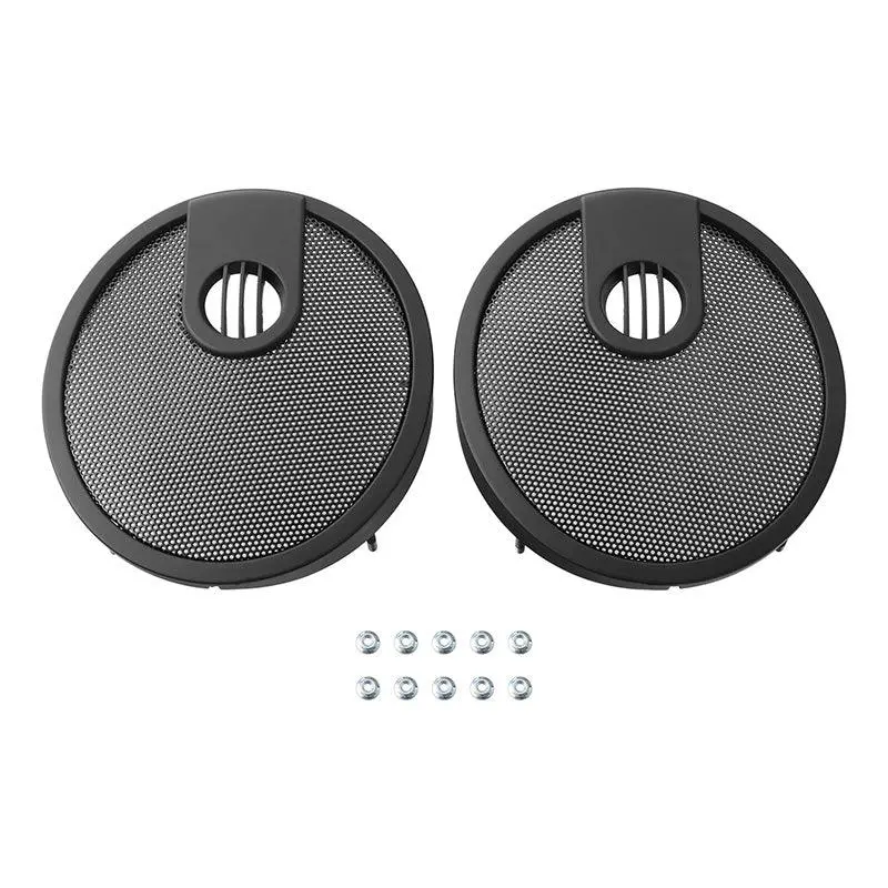 Tcmt 6.5" Saddlebag Speaker Lid Grill Fit For Indian Chieftain '14-'18 Roadmaster '15-'25 2