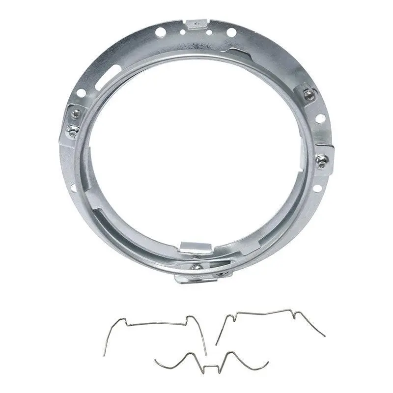 Tcmt 7" Headlamp Hid Led Headlight Mounting Ring Bracket Fit For Harley Softail '91-'13 1