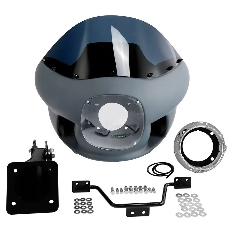 Tcmt 7" Headlight Front Upper Fairing Cowl Mount Fit For Harley Softail '18-'23 1