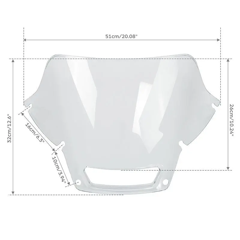 Tcmt 7" Windshield Fit For Harley Low Rider St Fxlrst '22-'25 4