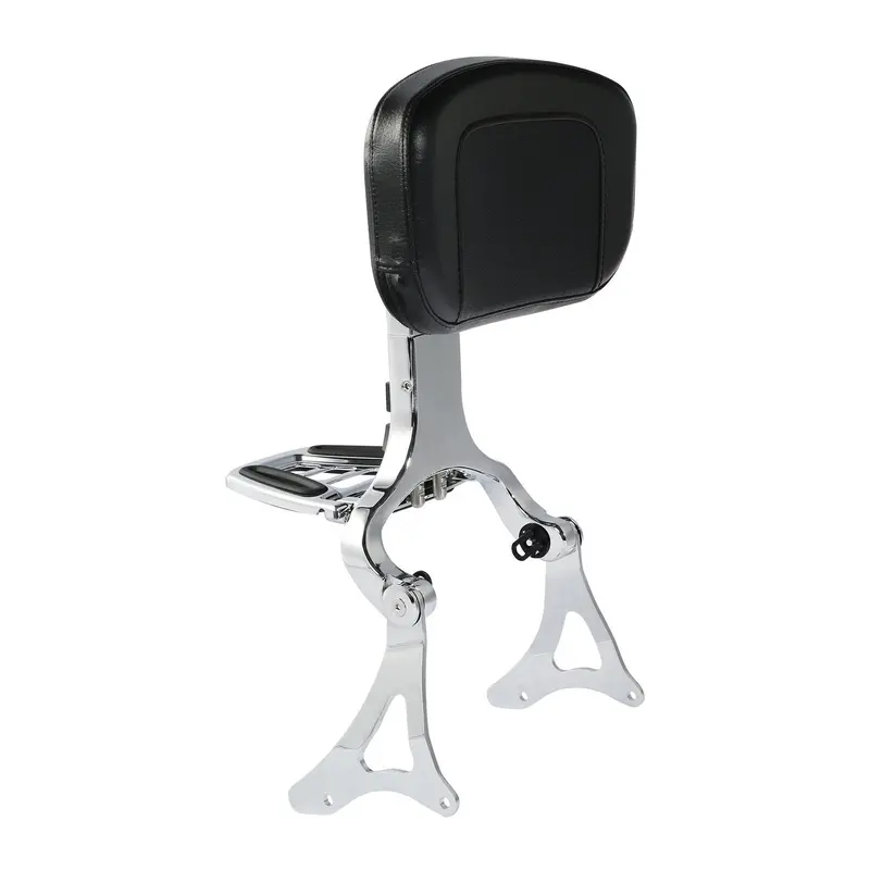 Tcmt Adjustable Driver Passenger Backrest Fit For Harley Touring '14-'25 1