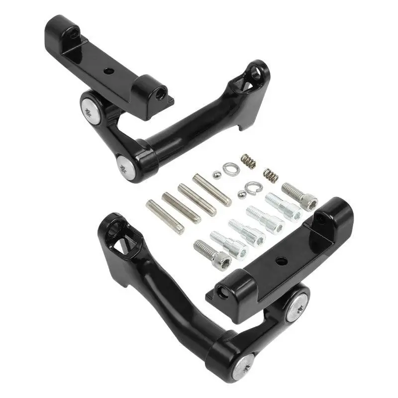 Tcmt Adjustable Passenger Footboard Mount Kit Fit For Harley Touring '93-'23 1