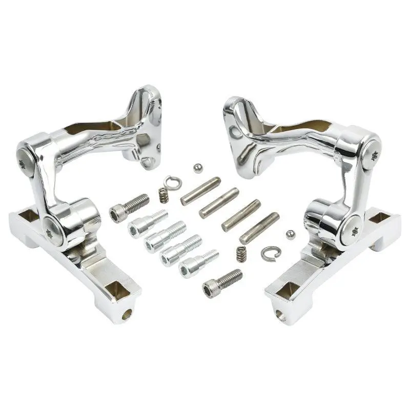 Tcmt Adjustable Passenger Footboard Mount Kit Fit For Harley Touring '93-'23 2
