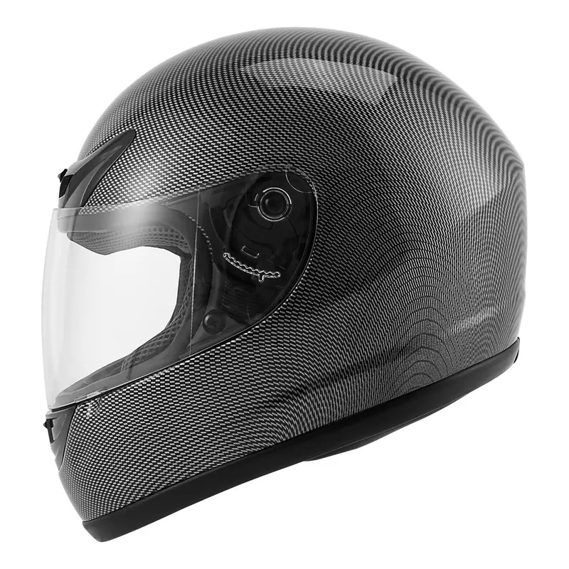 Tcmt Adult Carbon Fiber Graphics Full Face Dot Motorcycle Helmet 1