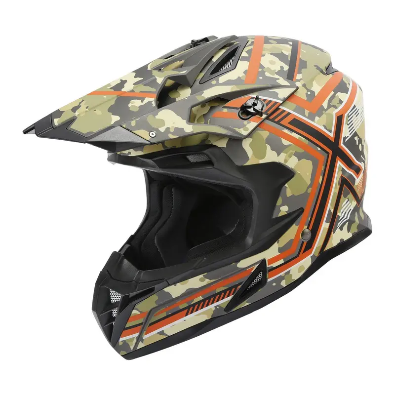Tcmt Adult Full Face Dot Motocross Off-Road Helmet 1
