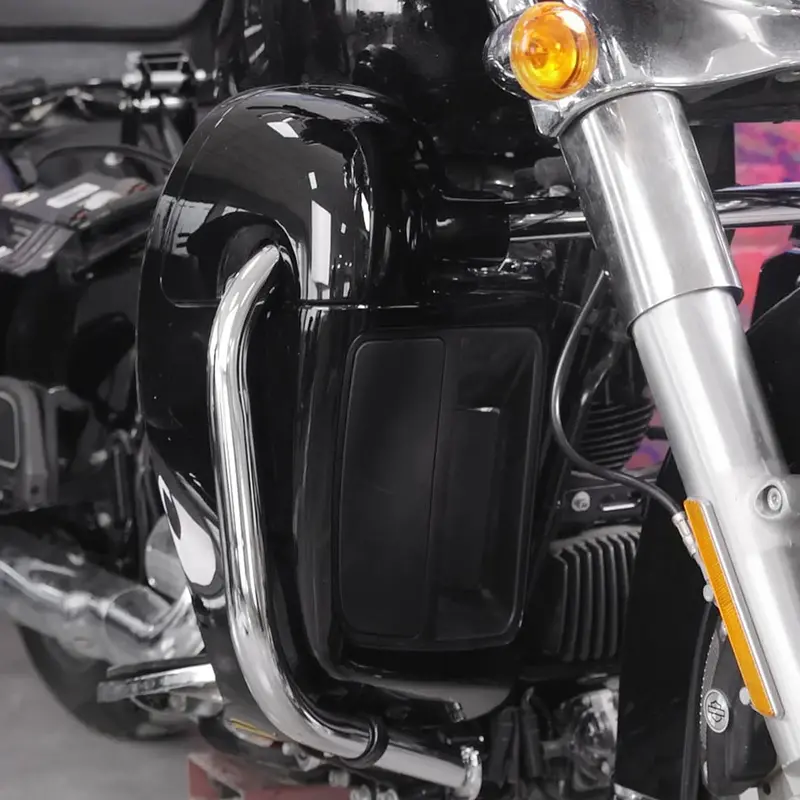 Tcmt Air Cooled Lower Vented Fairing With 6.5" Speaker Grills Fit For Harley Touring '14-'23.5 2